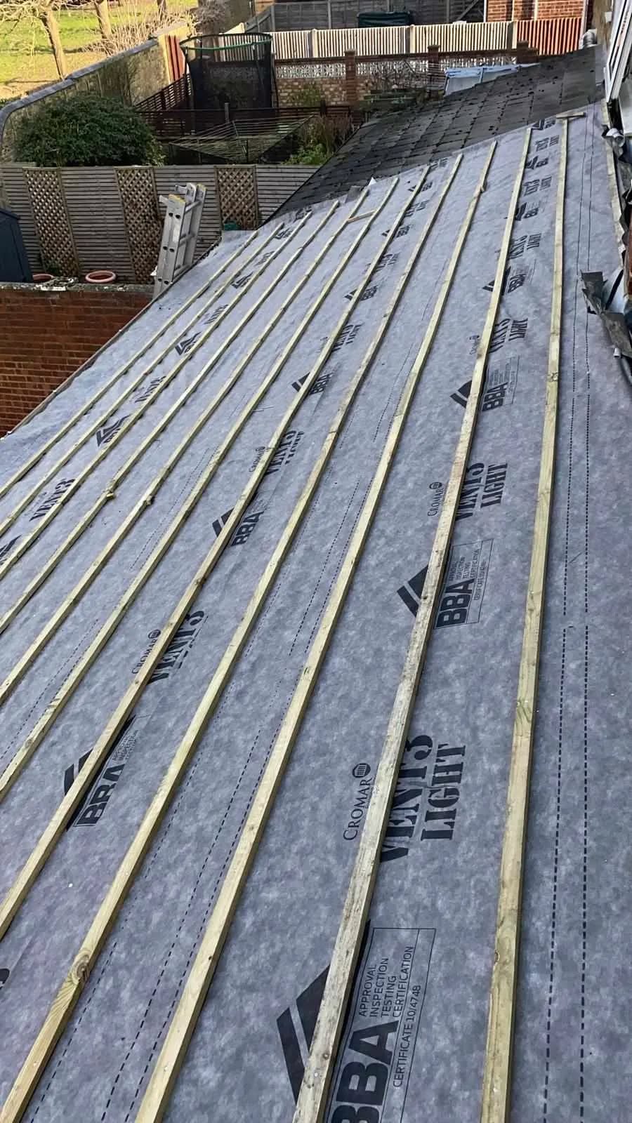 HomeGuard Roofing recent project — flat roof