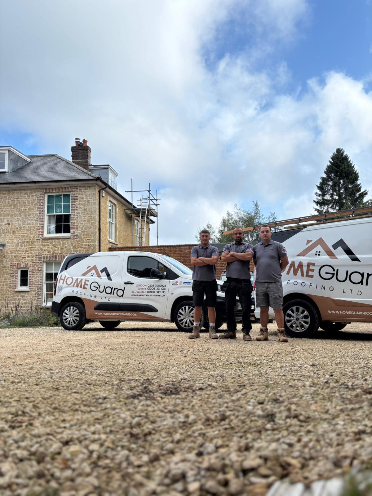HomeGuard Roofing recent project — full re-roof